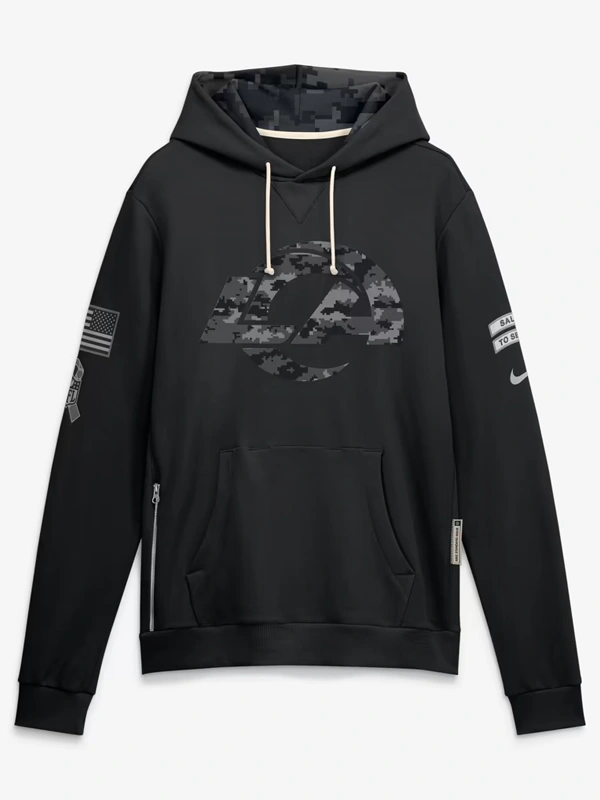 Los Angeles Rams 2026 Salute to Service Sideline Hoodie