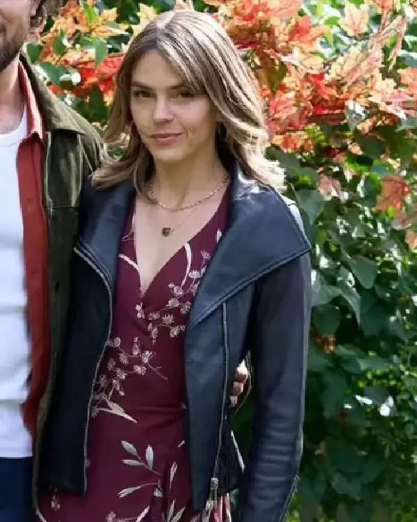 Love Finds You 2026 Aimee Teegarden Black Jacket