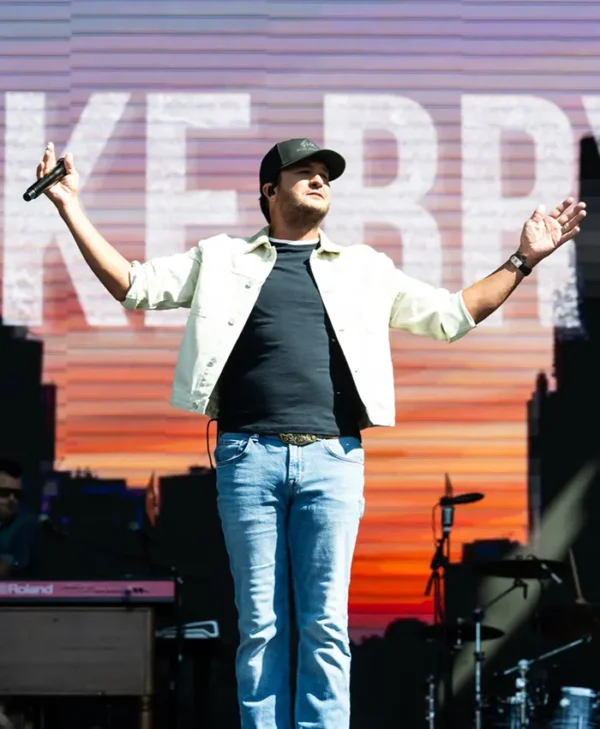 Luke Bryan USAA Salute 250 White Jacket