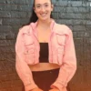 Marina Mabrey Pink Cropped Jacket