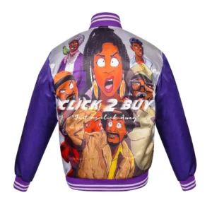 Martin Lawrence Vintage Purple Satin Jacket