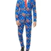 Marvel Captain America Print Suit