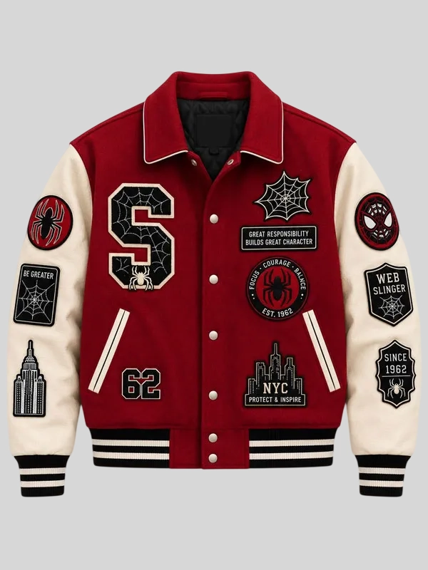 Marvel Spider Man Brand New Varsity Jacket - Image 5