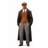 Maserati The Brothers 2026 Michele Morrone Brown Leather Coat For Sale
