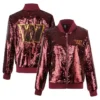Mason Hane Washington Commanders Red Sequin Jacket