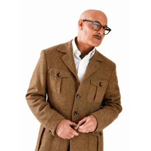 Masterplan 2026 Stanley Tucci Brown Wool Jacket