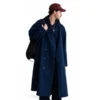 Masterplan 2026 Victor Belmondo Blue Cotton Long Coat