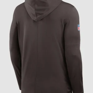 Men Cleveland Browns Pullover Hooded T-Shirt
