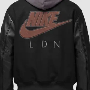 Men Nike Jordan London Snap Button Varsity Coat