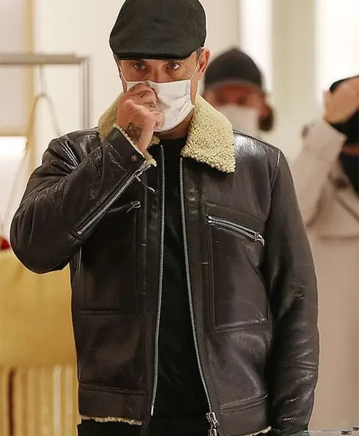 Men’s Black Shearling Jacket