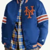 Men’s New York Mets Satin Varsity Jacket