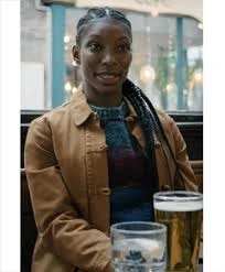 Michaela Coel Brown Jacket