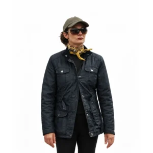 Michelle Gomez The Incomer 2026 Black Field Jacket