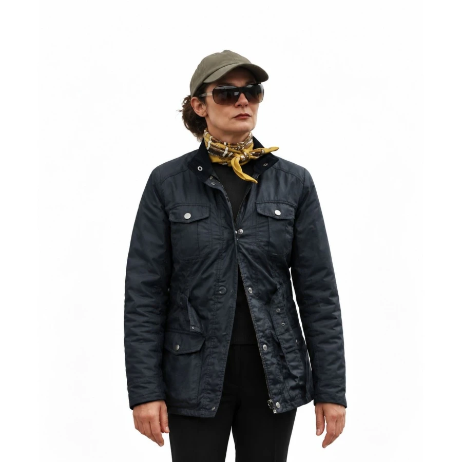 Michelle Gomez The Incomer 2026 Black Field Jacket