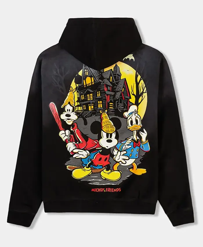 Mickey And Friend Happy Haunting Washed Hooded Jacket
