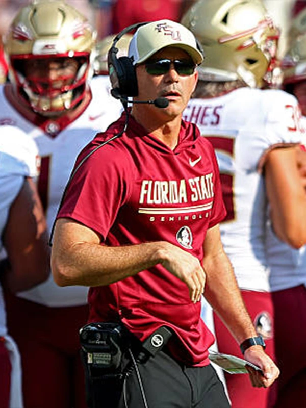 Mike Norvell 2026 Florida State Short Sleeve Hooded T-Shirt