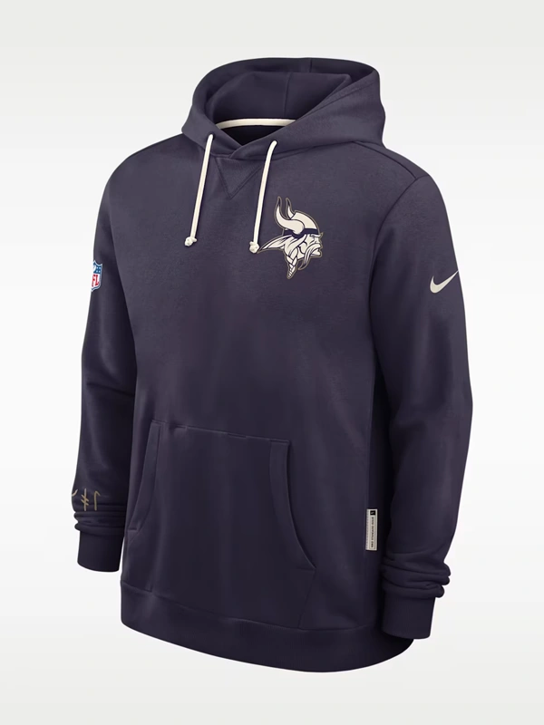 Minnesota Vikings 2026 Nike Rivalries Sideline Hoodie