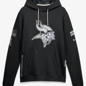 Minnesota Vikings 2026 Salute to Service Sideline Hoodie