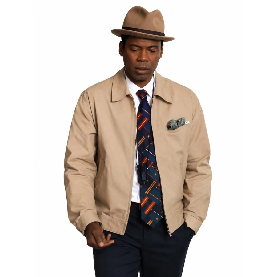Misty Green 2026 Chris Rock Beige Cotton Jacket