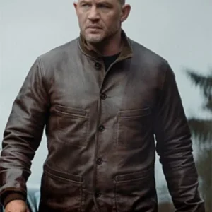Mobland S01 Tom Hardy Brown Leather Jacket