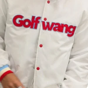 Modern White Varsity Jacket