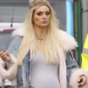Morgana Robinson Ali G Who Iz I Fur Denim Jacket