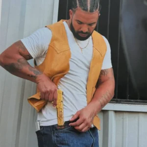 Music Inspired Leather Vest