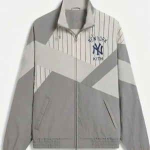 NY Yankees Pinstripe Windbreaker Jacket