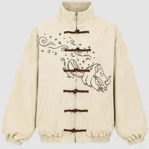 Neptun x Avatar Chinese Cream Suede Jacket
