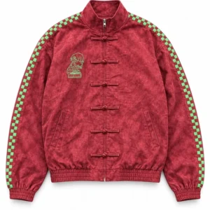 Neptun x Sonic Red Suede Jacket