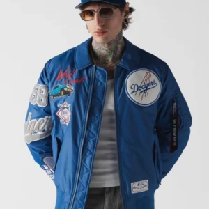 New Era x Alpha Industries Dodgers MA-1 Bomber Jacket