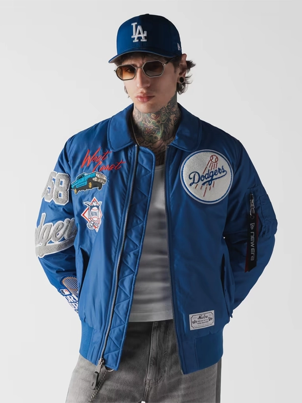 New Era x Alpha Industries Dodgers MA-1 Bomber Jacket