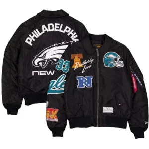 New Era x Alpha Industries Eagles MA-1 Bomber Jacket