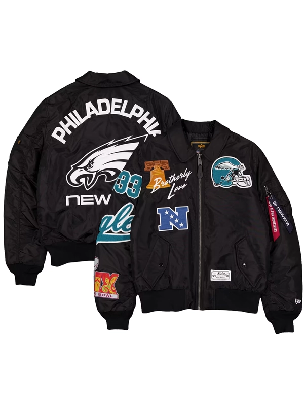 New Era x Alpha Industries Eagles MA-1 Bomber Jacket
