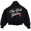 New York Yankees x Alpha x New Era Black Shawl Collar Flight Jacket