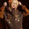 Nightmare Before Christmas Floral Varsity Jacket