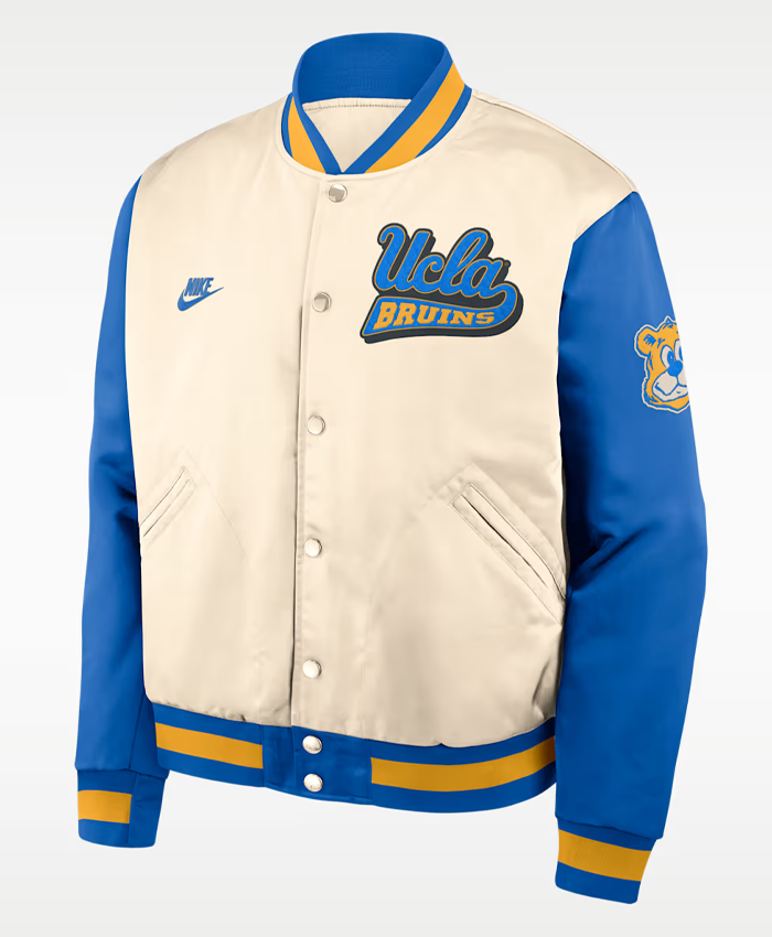 Nike UCLA Bruins Legacy College Full-Snap Bomber Jacket