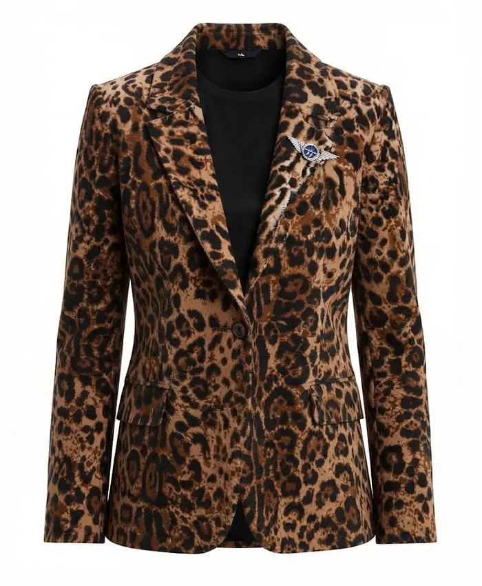 Nobody Wants This Leopard Print Blazer