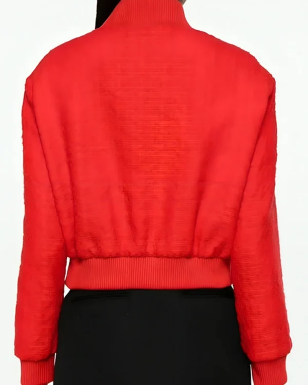 Nobody Wants This Red Tweed Jacket