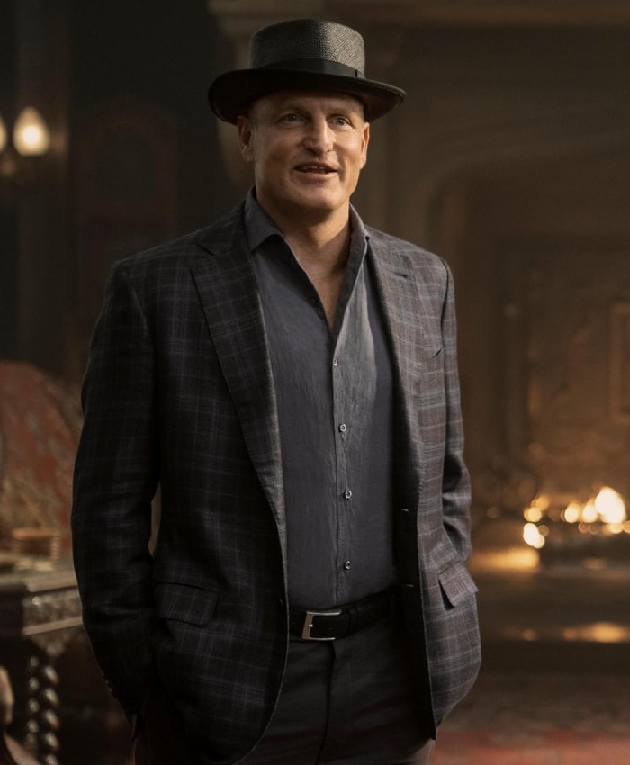Now You See Me 2025 Woody Harrelson Plaid Blazer