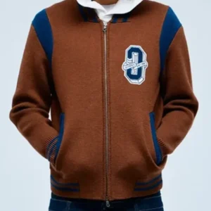 O Varsity Knit Jacket