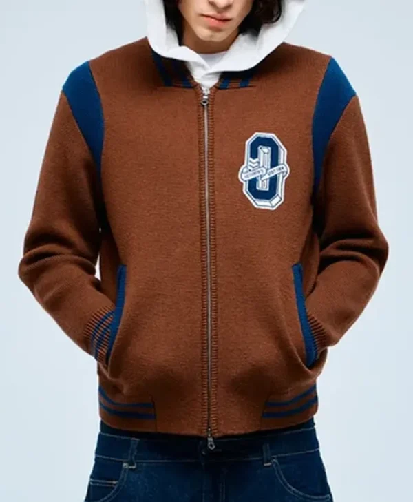 O Varsity Knit Jacket
