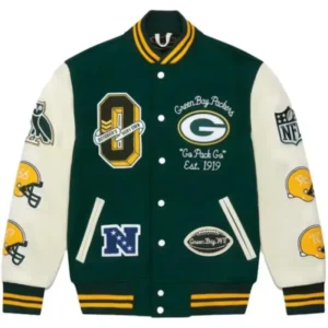 OVO Green Bay Packers Varsity Jacket
