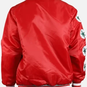 Ohio State Buckeyes Starter Satin Bomber Jacket Shop Now