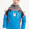 Overwatch Dva Blue Leather Jacket