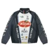 Palace Cycling Zip Rainbow Black Jacket