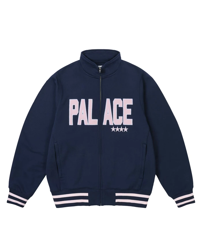 Palace Sporty Zip Funnel Blue Jacket