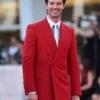 Patrick Schwarzenegger Venice Film Festival Red Blazer