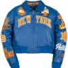 Pelle Pelle x FISLL For The City of Knicks Women Crop Jacket