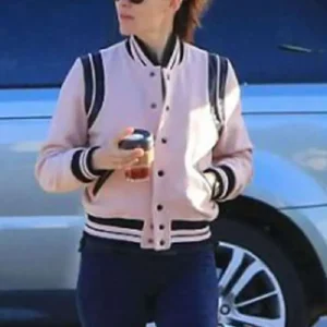 Pink Varsity Jacket